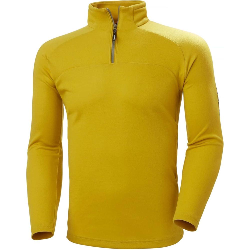 imageHellyHansen 54213 Mens HP 12 Zip Pullover Sweater380 Antique Moss
