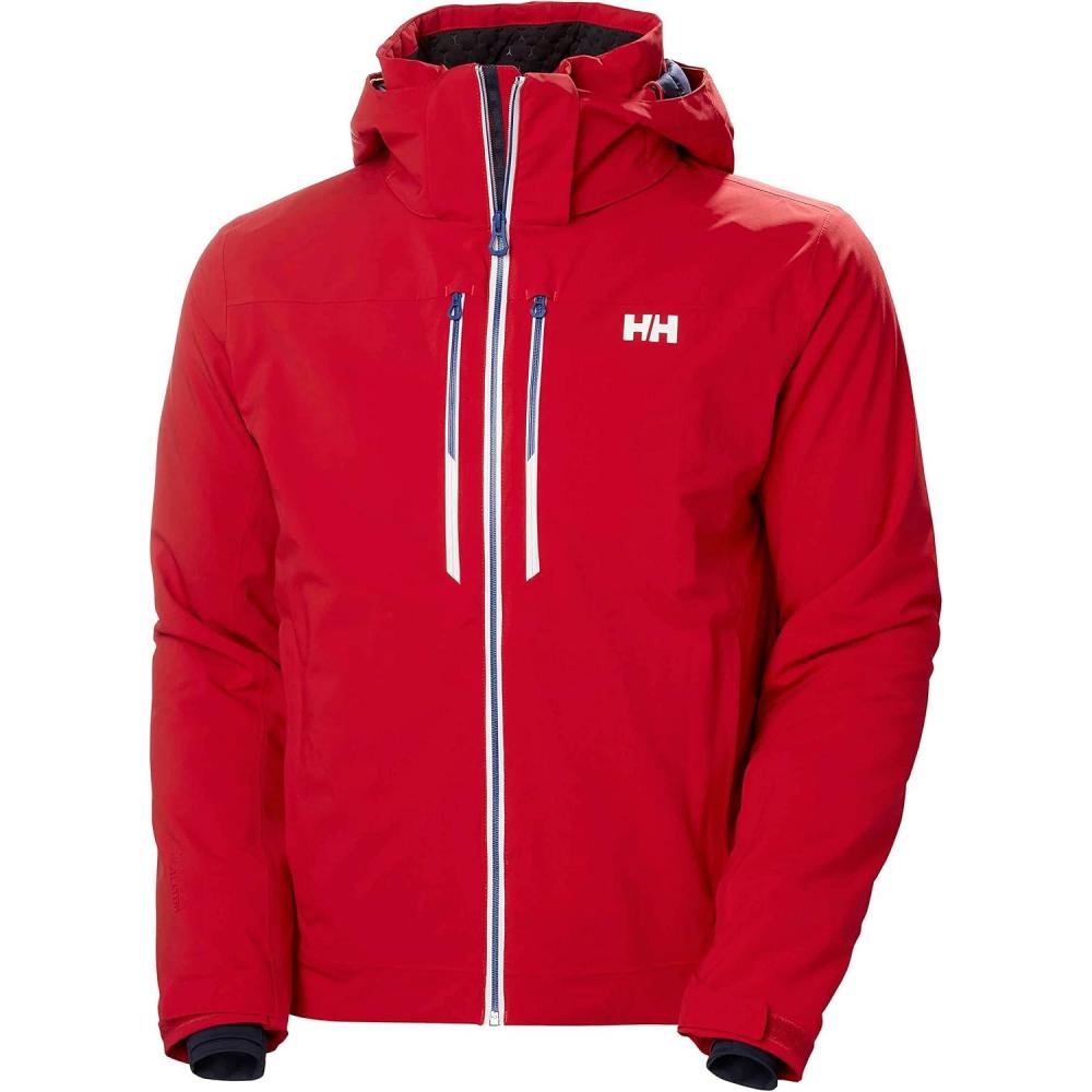imageHellyHansen Alpha LIFALOFT Insulated Ski Jacket  ColdWeather Winter Jackets for Men  Water Resistant162 Red