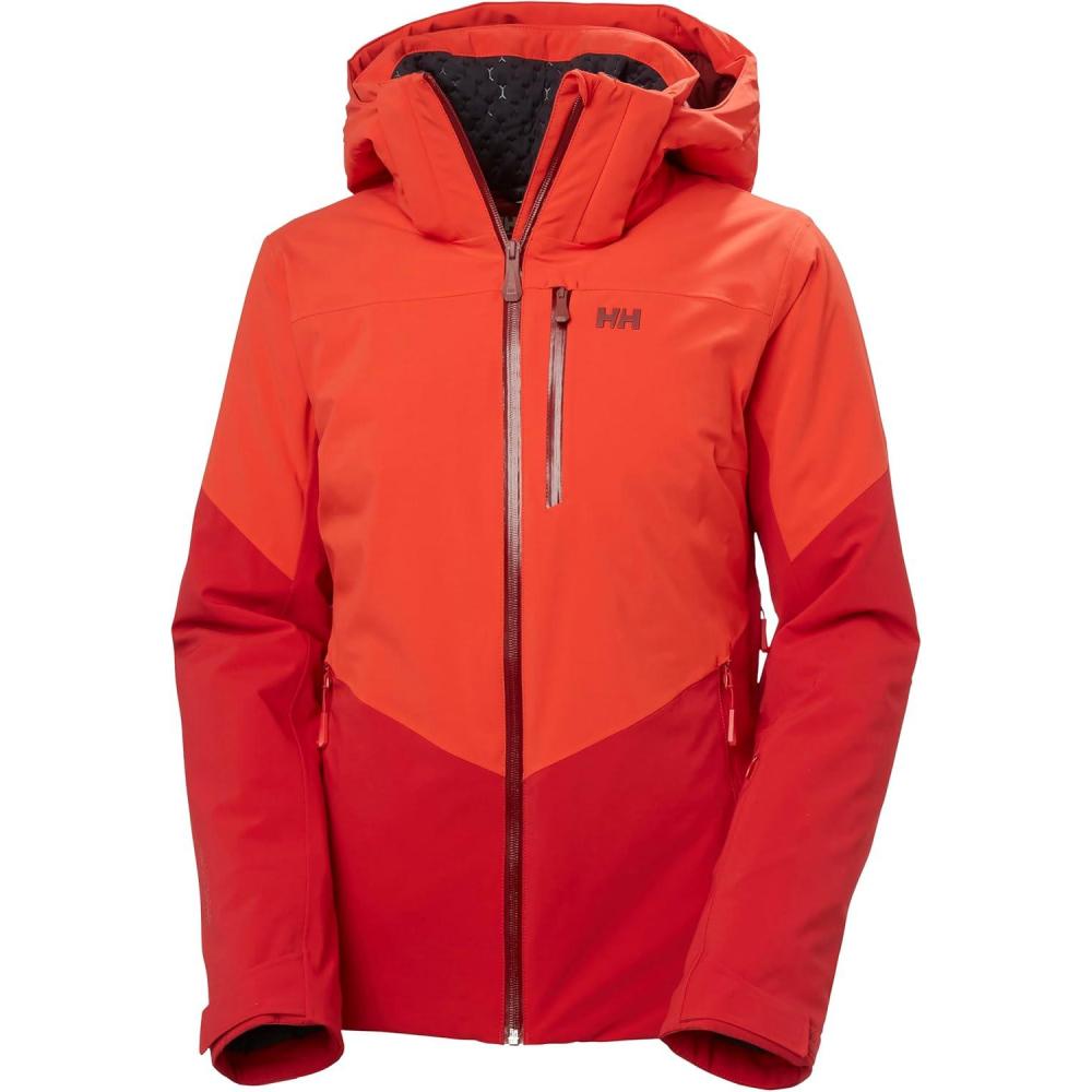 imageHellyHansen Alphelia Jacket for Women  Skiing Jackets with HELLY TECH PROFESSIONAL Synthetic Insulation Seam Sealed162 Red