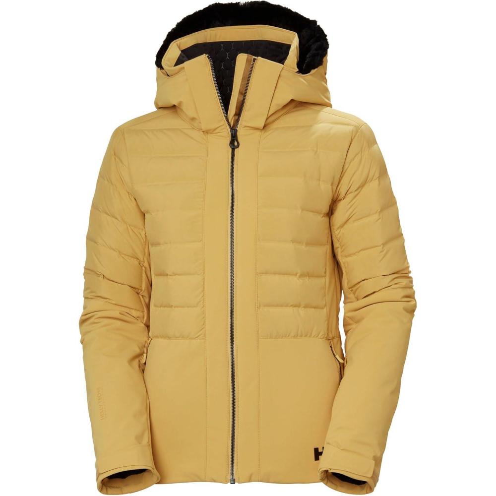 imageHellyHansen Avanti Jacket for Women Waterproof Insulated Skiing Jacket Perfect Winter Coat for Outdoor Activities389 Sand