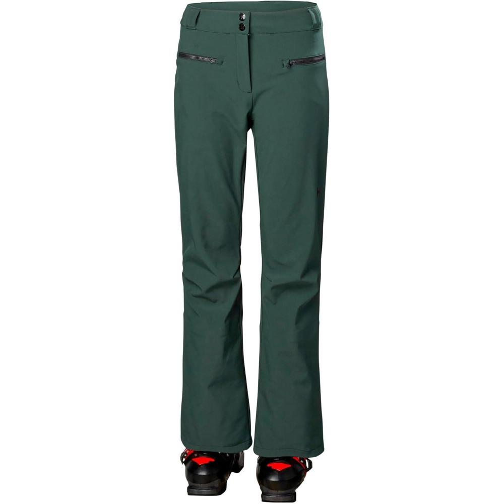imageHellyHansen Bellissimo 2 Ski Pants Womens Resort Ski Pants for Style ampamp Performance 2Way Stretch495 Darkest Spruce