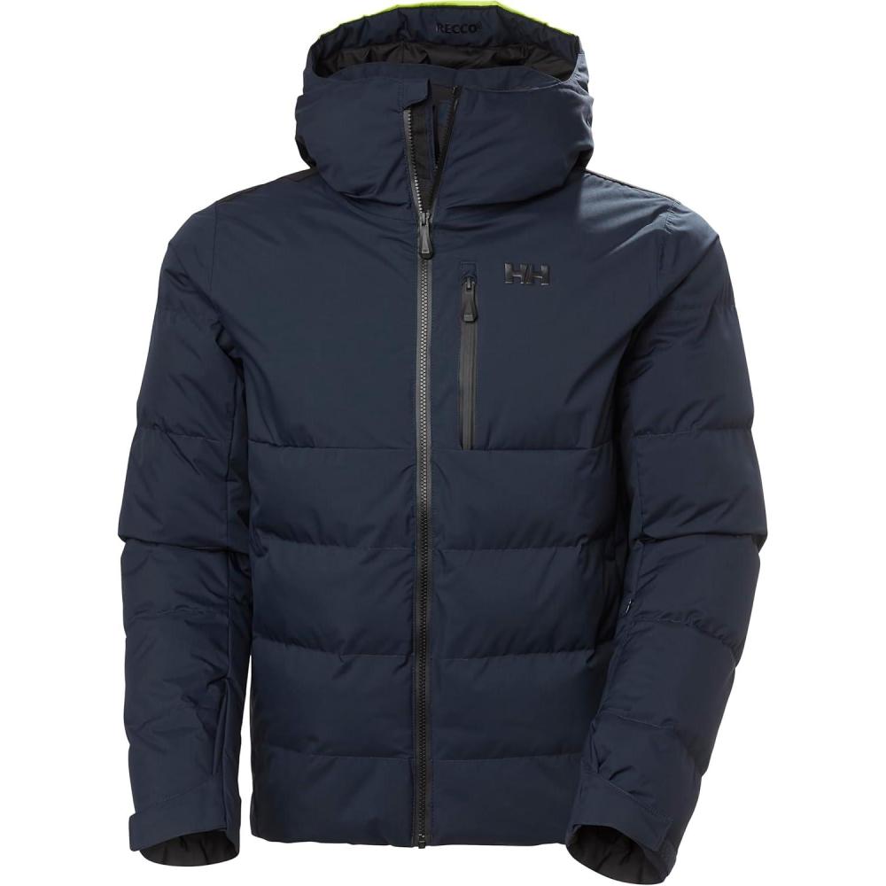 imageHellyHansen KVITFJELL Race Puffy Jacket Mens Warm Protective AthleticInsulated Ski Coat597 Navy