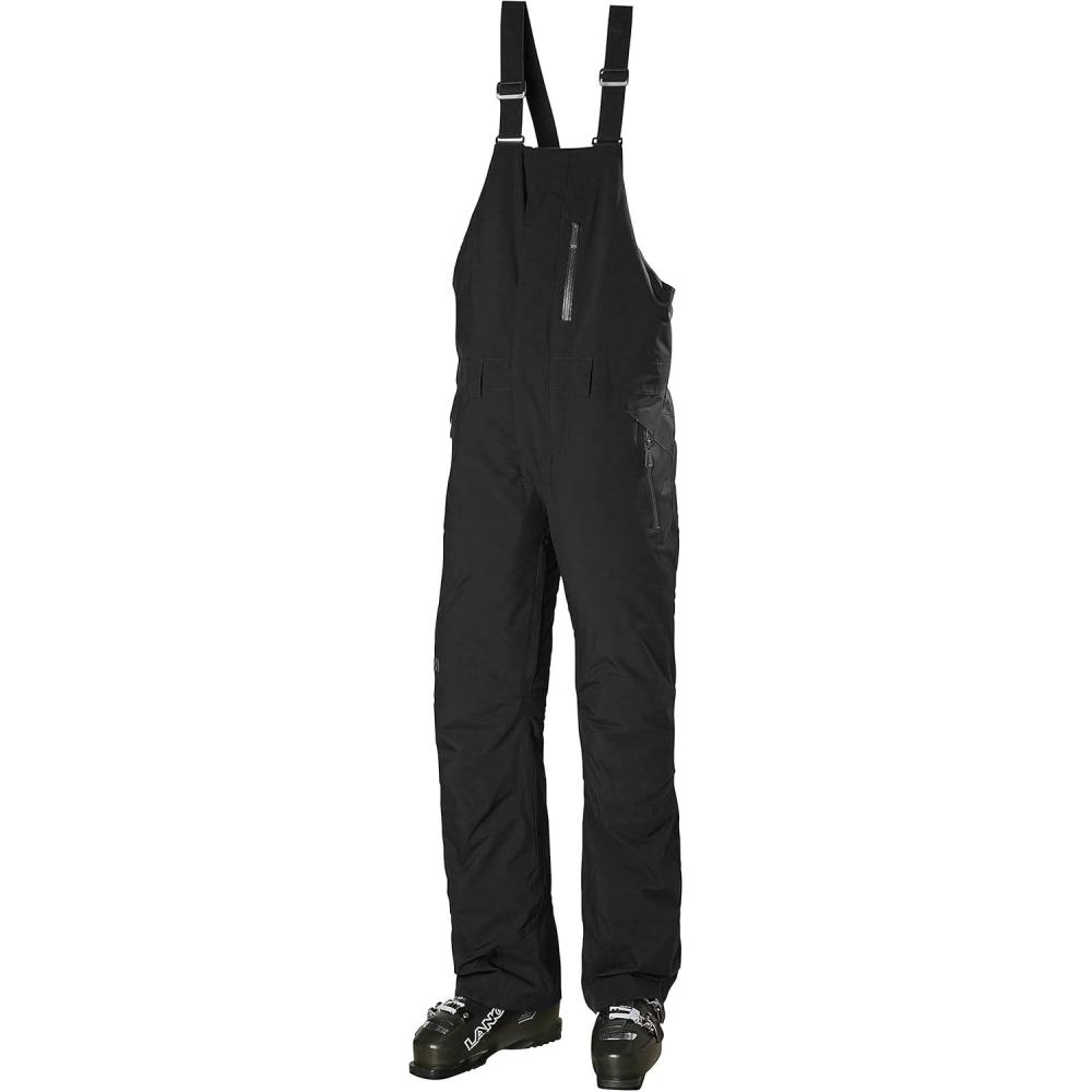 imageHellyHansen Legendary Insulated Bib Pant  Waterproof Ski Pants  Snow Overalls  Breathable Snowboarding Bottoms990 Black