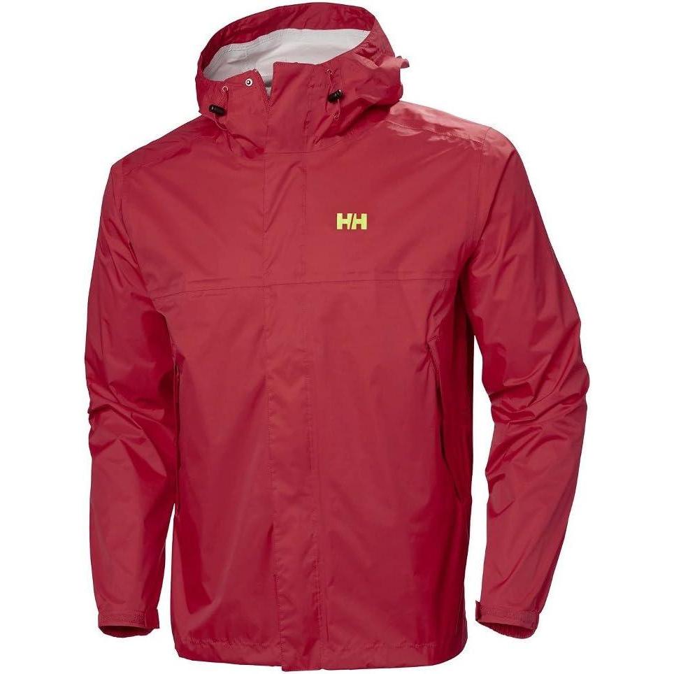 imageHellyHansen Mens Loke Waterproof Windproof Breathable Adventure Hiking Rain Jacket with Hood149 Syrah