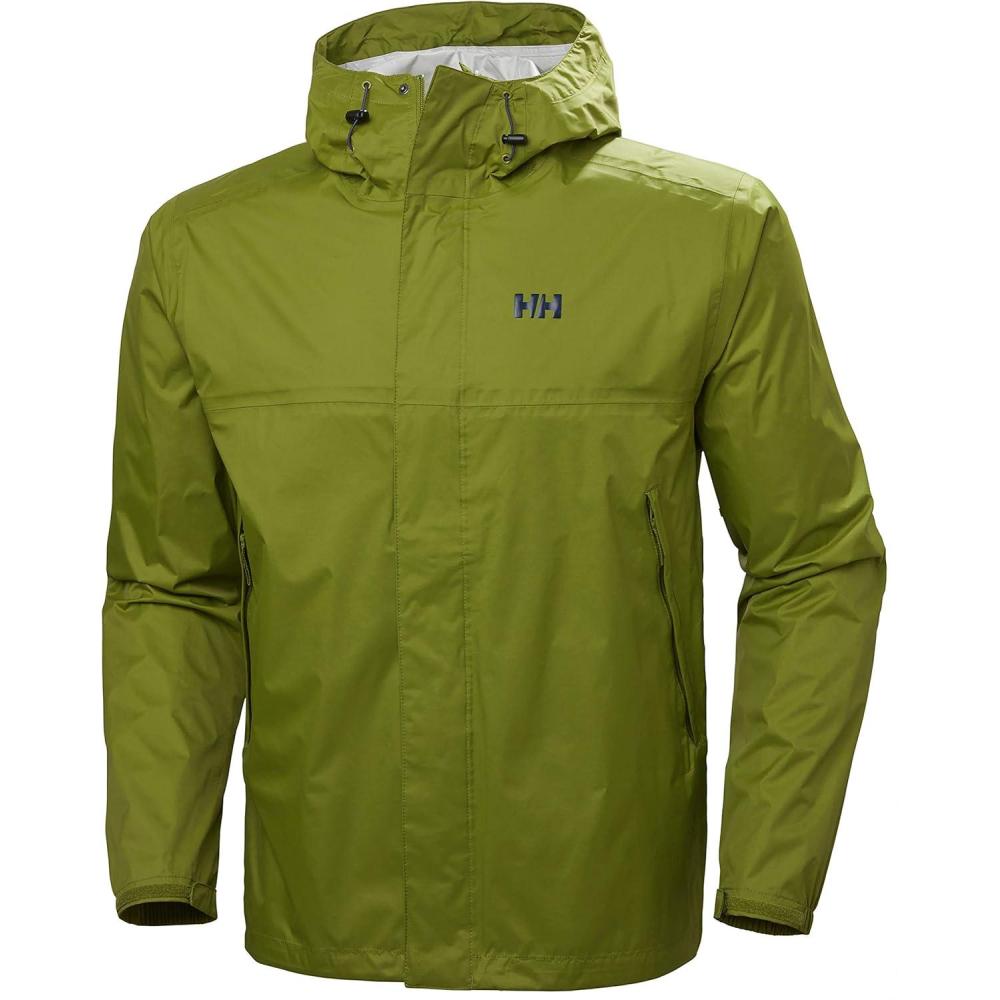 imageHellyHansen Mens Loke Waterproof Windproof Breathable Adventure Hiking Rain Jacket with Hood407 Wood Green