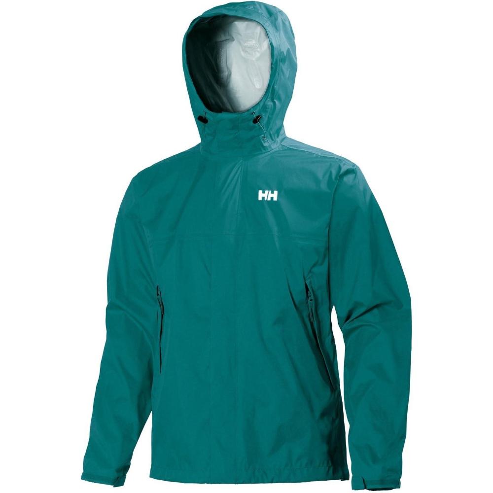 imageHellyHansen Mens Loke Waterproof Windproof Breathable Adventure Hiking Rain Jacket with Hood453 Everglade