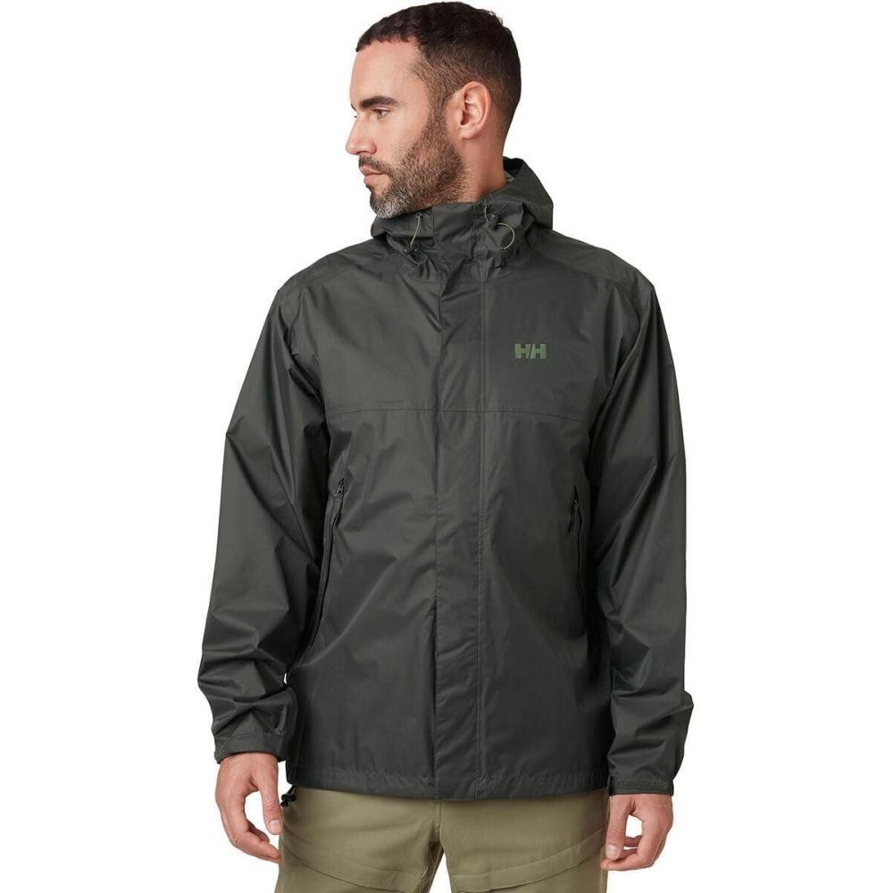 imageHellyHansen Mens Loke Waterproof Windproof Breathable Adventure Hiking Rain Jacket with Hood482 Beluga