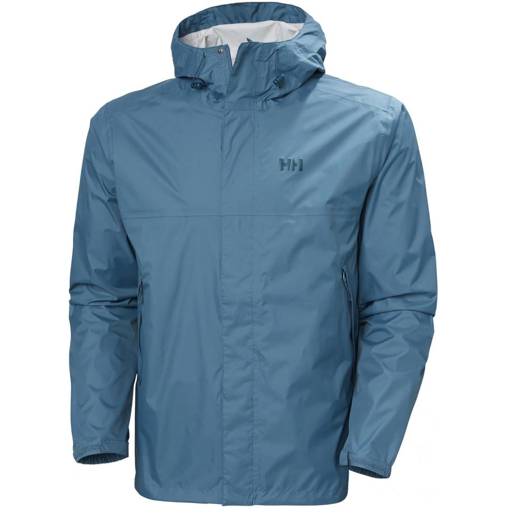 imageHellyHansen Mens Loke Waterproof Windproof Breathable Adventure Hiking Rain Jacket with Hood516 North Teal Blue
