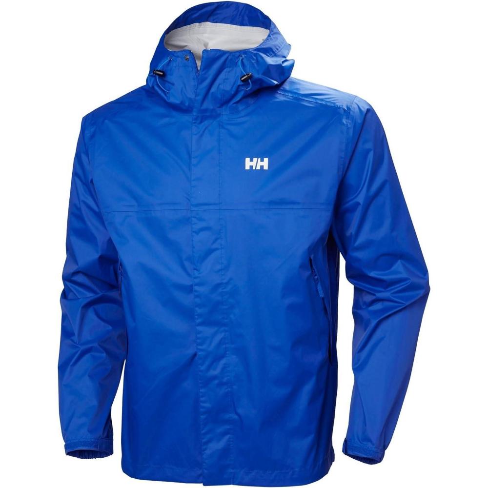 imageHellyHansen Mens Loke Waterproof Windproof Breathable Adventure Hiking Rain Jacket with Hood563 Olympian Blue