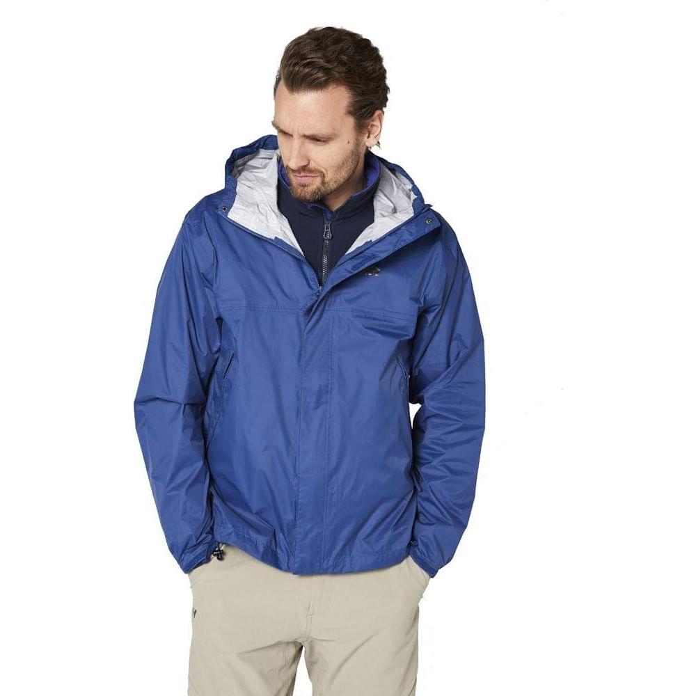 imageHellyHansen Mens Loke Waterproof Windproof Breathable Adventure Hiking Rain Jacket with Hood581 Marine Blue