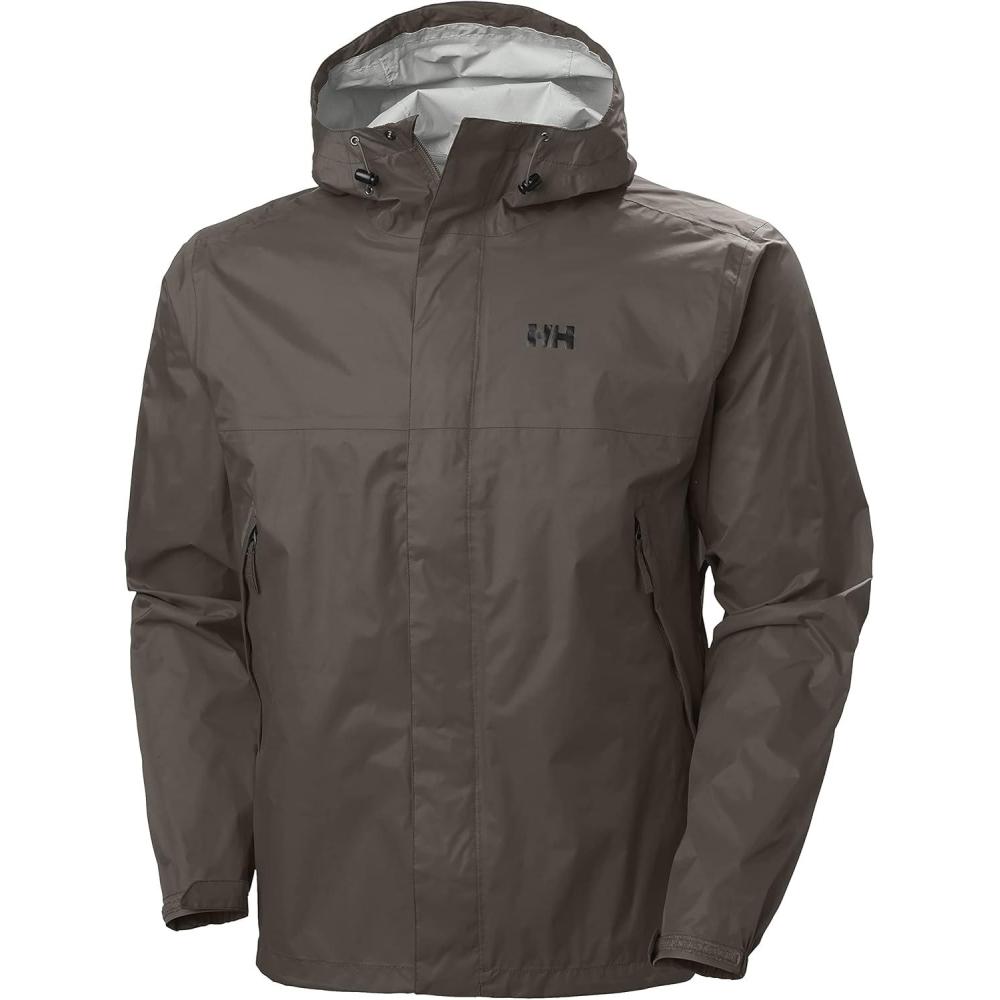 imageHellyHansen Mens Loke Waterproof Windproof Breathable Adventure Hiking Rain Jacket with Hood755 Triple Espresso