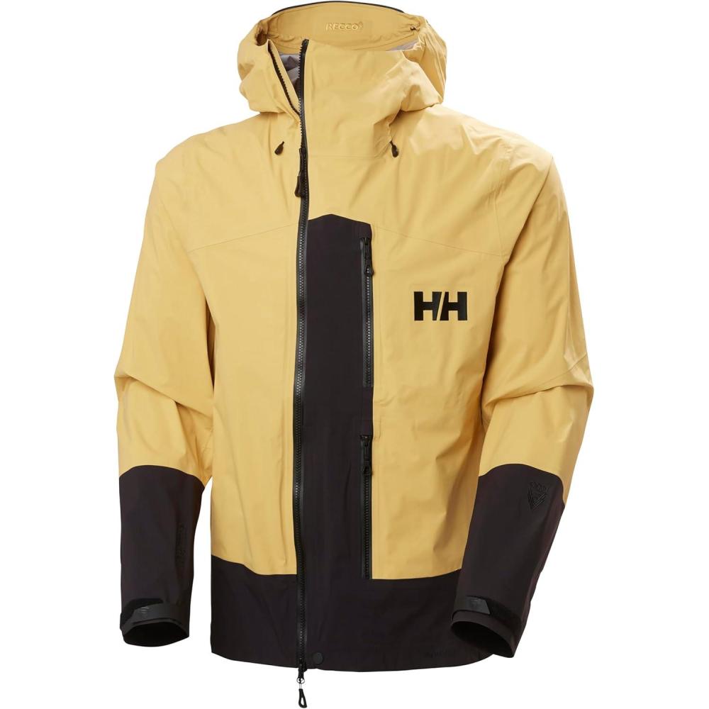 imageHellyHansen ODIN BC INFINITY SHELL JACKET  Mens Waterproof Breathable Windproof Outdoor Adventure Jacket389 Sand