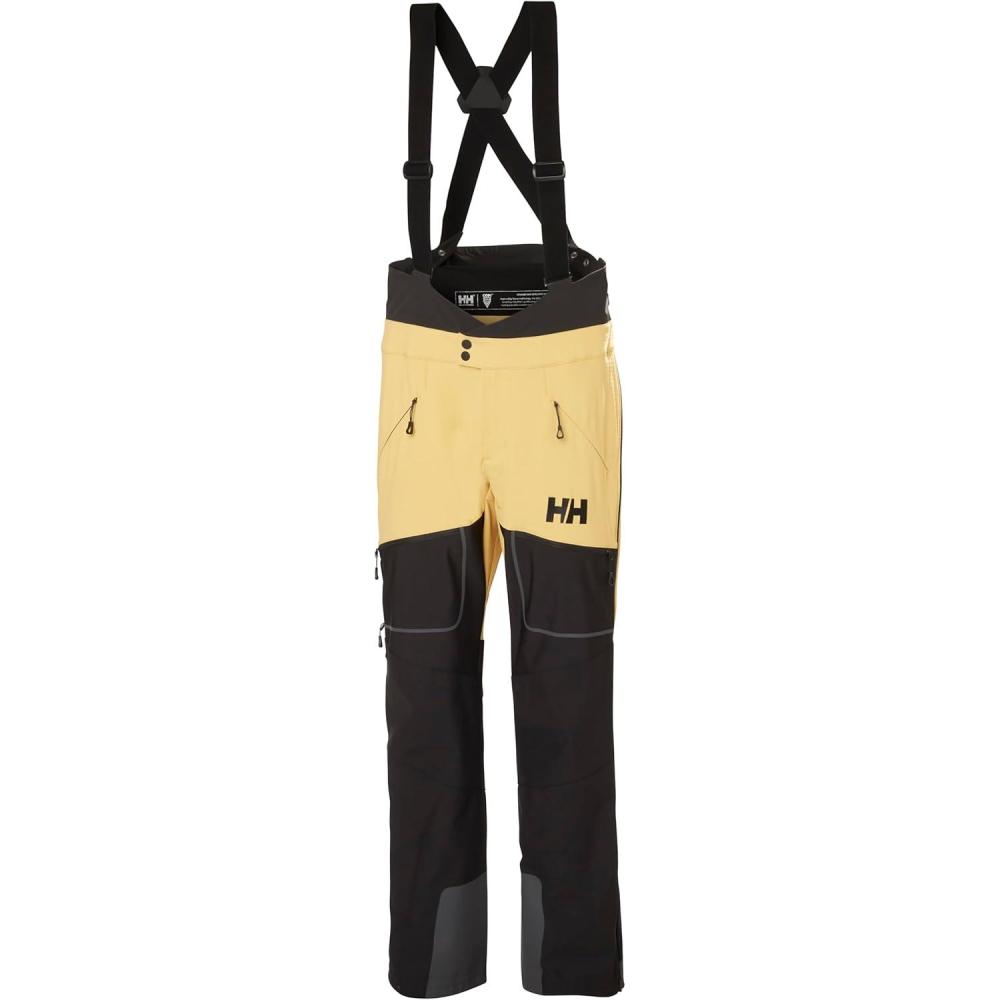 imageHellyHansen ODIN BC SOFTSHELL BIB PANT for Men Waterproof Breathable and Durable Outdoor Performance Bib Pant389 Sand