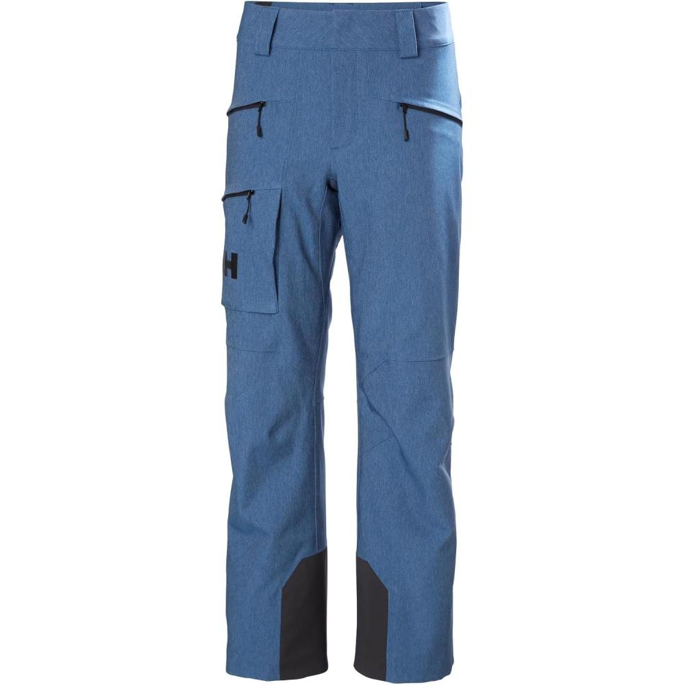 imageHellyHansen W Powderqueen Pant Insulated 2Layer Womens Ski AthleticPants with Primaloft Black Eco ampamp Vent Zippers607 Deep Fjord