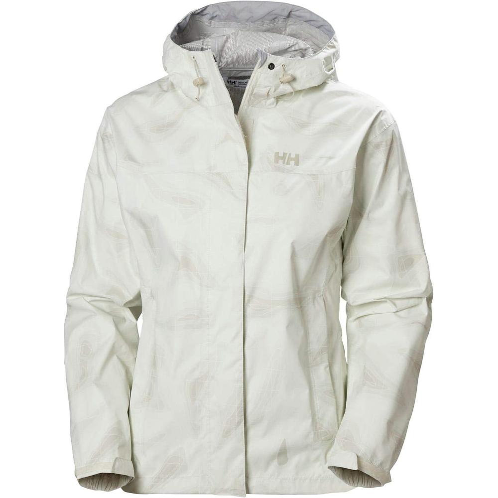 imageHellyHansen Womens Loke Waterproof Shell Jacket047 Snow Nmm Map