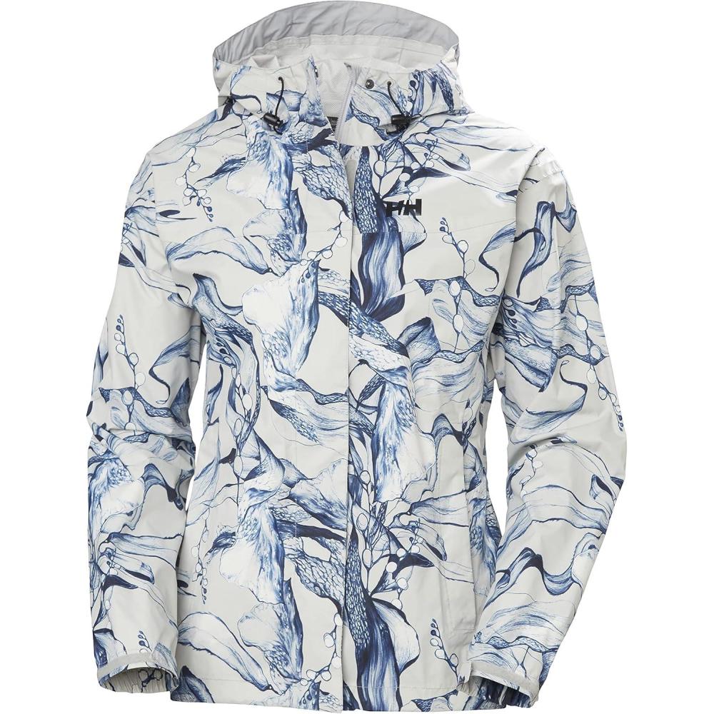 imageHellyHansen Womens Loke Waterproof Shell JacketGrey Fog Esra