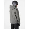 Helly Hansen Steilhang 2.0 Jacket Mens Skiing-Jackets: Seam Sealed, 4-Way Stretch, Ventilated, With Dual Chest Pockets(876 Concrete)
