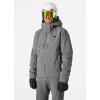 Helly-Hansen Alpha LIFALOFT Insulated Ski Jacket – Cold-Weather Winter Jackets for Men – Water Resistant(876 Concrete)
