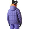 Helly-Hansen Emiko Ridable Puffy Jacket for Women, Versatile Athletic-Shell Coat with Windproof and Water-Resistant Features(690 Ultra Violet)