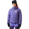 Helly-Hansen Emiko Ridable Puffy Jacket for Women, Versatile Athletic-Shell Coat with Windproof and Water-Resistant Features(690 Ultra Violet)