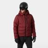 Helly-Hansen KVITFJELL Race Puffy Jacket – Men’s Warm, Protective, Athletic-Insulated Ski Coat(180 Mars Red)