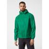 Helly-Hansen Men’s Loke Waterproof Windproof Breathable Adventure Hiking Rain Jacket with Hood(486 Malachite)
