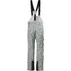 Helly-Hansen Powderqueen Bib Pant – Women’s Snow Pant for Skiing, Waterproof, Insulated Winter Gear(917 Mellow Grey)