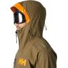 Helly-Hansen Ridge Infinity Shell Jacket, Men’s Waterproof Breathable Athletic-Shell for Outdoor Adventures & Sports(718 Sepia)