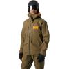 Helly-Hansen Ridge Infinity Shell Jacket, Men’s Waterproof Breathable Athletic-Shell for Outdoor Adventures & Sports(718 Sepia)