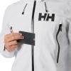 Helly-Hansen Sogn Shell 2.0 Jacket for Men, Premium Waterproof Skiing-Jacket with Breathable Fabric, Ideal for Winter Sport(001 White)
