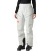 Helly-Hansen Sogn Shell Pant – Women’s High Waist Adjustable Snow Pant, Waterproof Skiing Pants with Cargo Pockets(403 Seafoam)