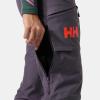Helly-Hansen W Powderqueen Pant – Insulated 2-Layer Women’s Ski Athletic-Pants with Primaloft Black Eco & Vent Zippers(654 Smoked Purple)
