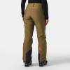 Helly-Hansen W Powderqueen Pant – Insulated 2-Layer Women’s Ski Athletic-Pants with Primaloft Black Eco & Vent Zippers(718 Sepia)
