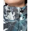 Helly-Hansen Womens Loke Waterproof Shell Jacket(436 Midnight Green Esra Print)