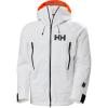 Helly-Hansen Sogn Shell 2.0 Jacket for Men, Premium Waterproof Skiing-Jacket with Breathable Fabric, Ideal for Winter Sport(001 White)