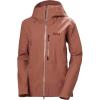 Helly-Hansen Verglas Backcountry Jacket for Women, Waterproof, Windproof, 2-Way Stretch, Helmet Hood, Multiple Pockets(726 Dark Cedar)