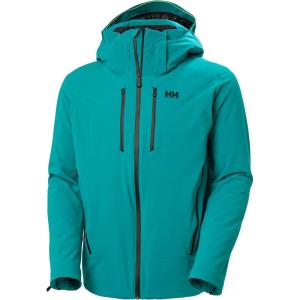 Helly Hansen Steilhang 2.0 Jacket Mens Skiing-Jackets: Seam Sealed, 4-Way Stretch, Ventilated, With Dual Chest Pockets(466 Signal Green)