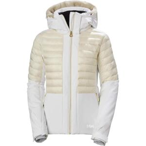 Helly-Hansen Avanti Jacket for Women – Waterproof, Insulated Skiing Jacket, Perfect Winter Coat for Outdoor Activities(001 White)