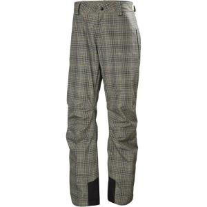 Helly-Hansen Legendary Insulated Ski Pant – Waterproof Men’s Snow Pants – Breathable Cold Weather Gear – Adjustable Fit(757 Pebble Broxburn Plaid Aop)