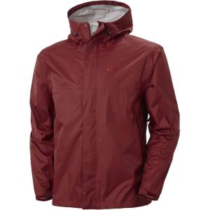 Helly-Hansen Men’s Loke Waterproof Windproof Breathable Adventure Hiking Rain Jacket with Hood(215 Oxblood)