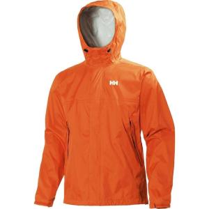 Helly-Hansen Men’s Loke Waterproof Windproof Breathable Adventure Hiking Rain Jacket with Hood(227 Pumpkin)