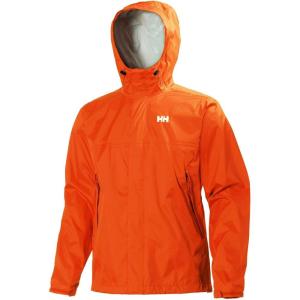 Helly-Hansen Men’s Loke Waterproof Windproof Breathable Adventure Hiking Rain Jacket with Hood(245 Flame)