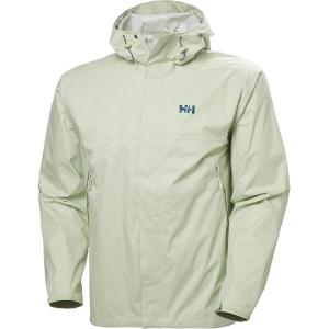 Helly-Hansen Men’s Loke Waterproof Windproof Breathable Adventure Hiking Rain Jacket with Hood(404 Icelandic Green)