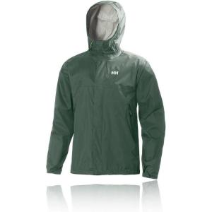 Helly-Hansen Men’s Loke Waterproof Windproof Breathable Adventure Hiking Rain Jacket with Hood(420 Laurel Wreath)