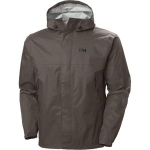 Helly-Hansen Men’s Loke Waterproof Windproof Breathable Adventure Hiking Rain Jacket with Hood(755 Triple Espresso)