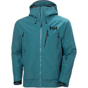 Helly-Hansen Odin 9 Worlds 3.0 Shell Jacket – Men’s Waterproof, Windproof, Breathable, Helmet Compatible, Recycled Material(454 Dark Creek)