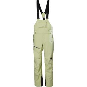 Helly-Hansen Powderqueen Bib Pant – Women’s Snow Pant for Skiing, Waterproof, Insulated Winter Gear(498 Iced Matcha)
