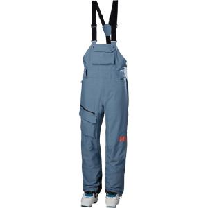 Helly-Hansen Powderqueen Bib Pant – Women’s Snow Pant for Skiing, Waterproof, Insulated Winter Gear(625 Blue Fog)
