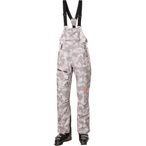 Helly-Hansen Powderqueen Bib Pant – Women’s Snow Pant for Skiing, Waterproof, Insulated Winter Gear(692 Dusty Syrin Winter Camo)
