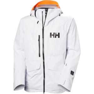 Helly-Hansen Ridge Infinity Shell Jacket, Men’s Waterproof Breathable Athletic-Shell for Outdoor Adventures & Sports(001 White)
